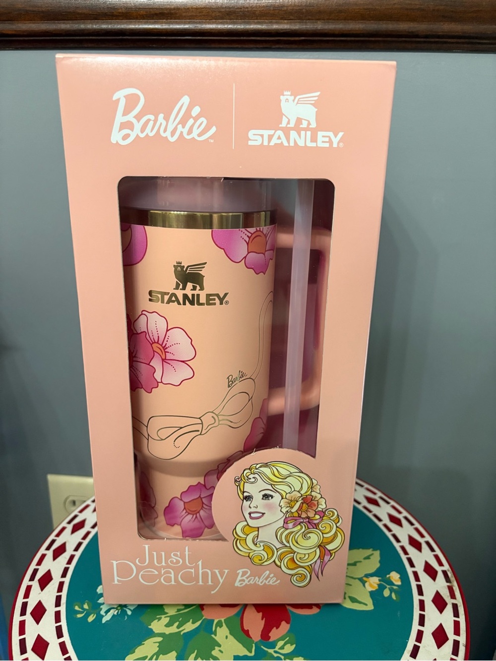 Stanley Just Peachy Barbie Tumbler